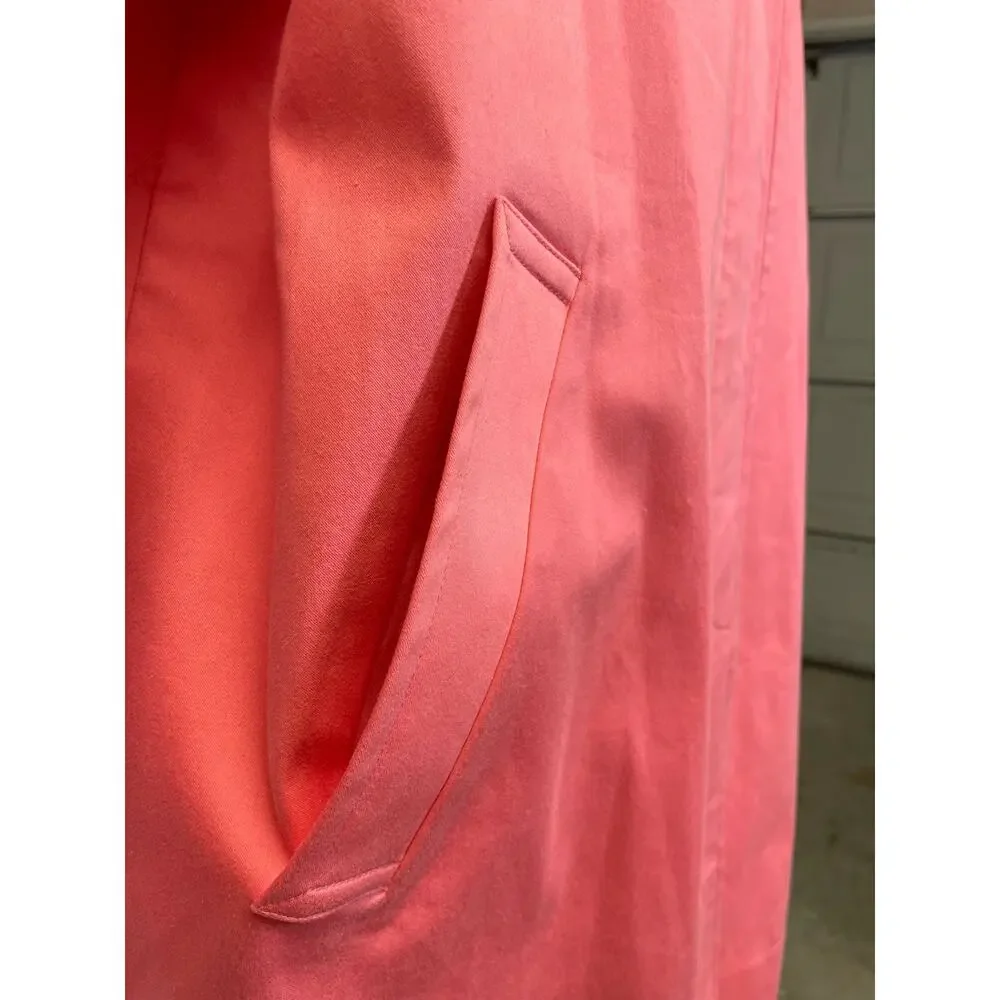 1 Madison Bright Pink Lightweight Car‎ Coat, Large, So Pretty! Barbie style!